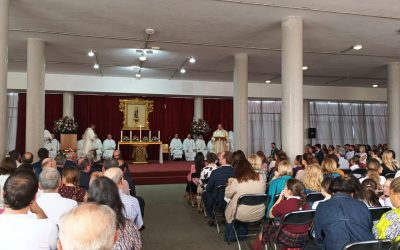 Andel y Fuenllana celebran su 20º aniversario con una Santa Misa presidida por el obispo de Getafe