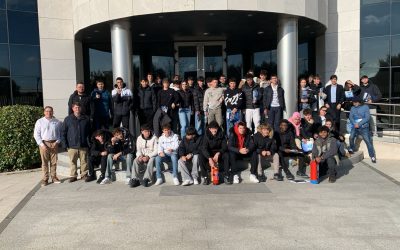 Visita técnica de los alumnos de FP de Andel a la empresa Iberext, referente en protección contra incendios